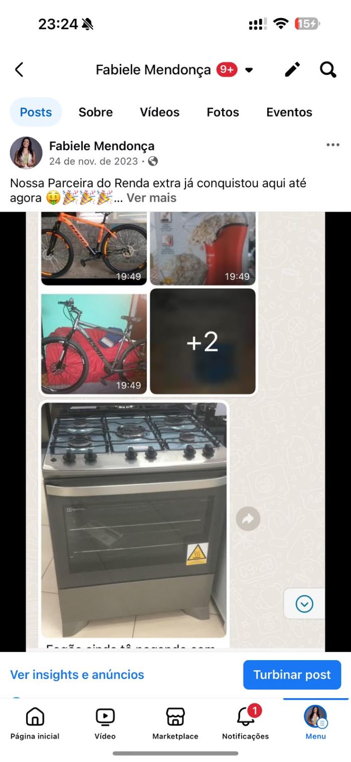Áudio e agradecimento no WhatsApp